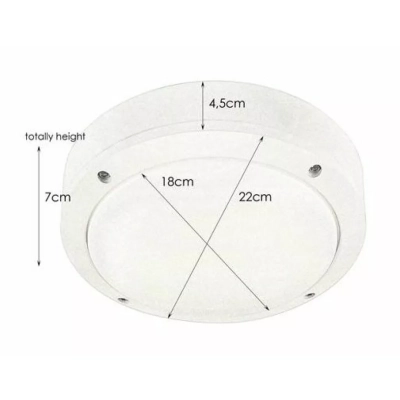 LUNA LED plafon IP44 106536 White Markslojd